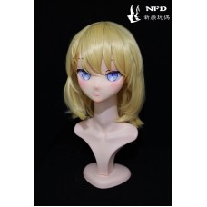 (NFD042)Customize Handmade Crossdress Full Head Female/Girl Resin Japanese Cartoon Character Animego Cosplay Kigurumi Mask